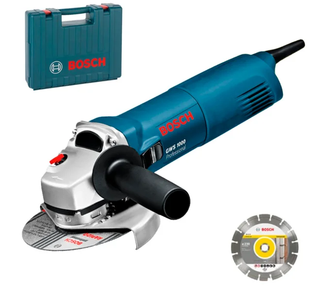 Угловая шлифмашина BOSCH GWS1000 1000вт 125мм-2