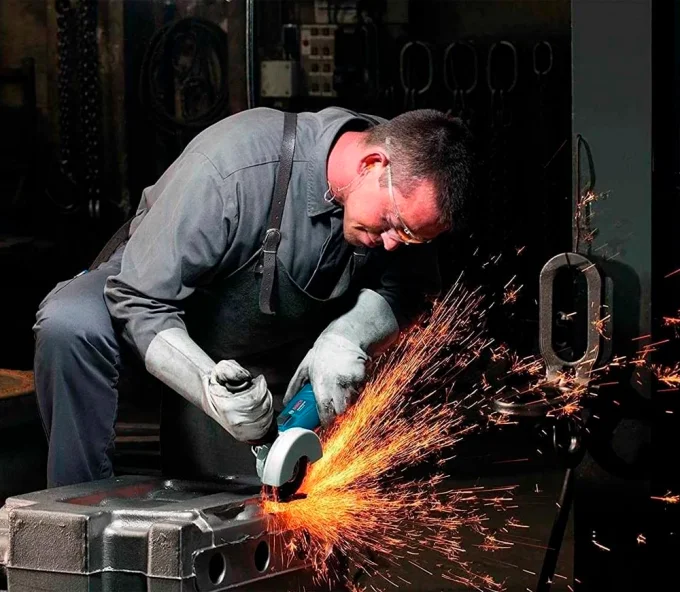 Угловая шлифмашина BOSCH GWS1000 1000вт 125мм-4