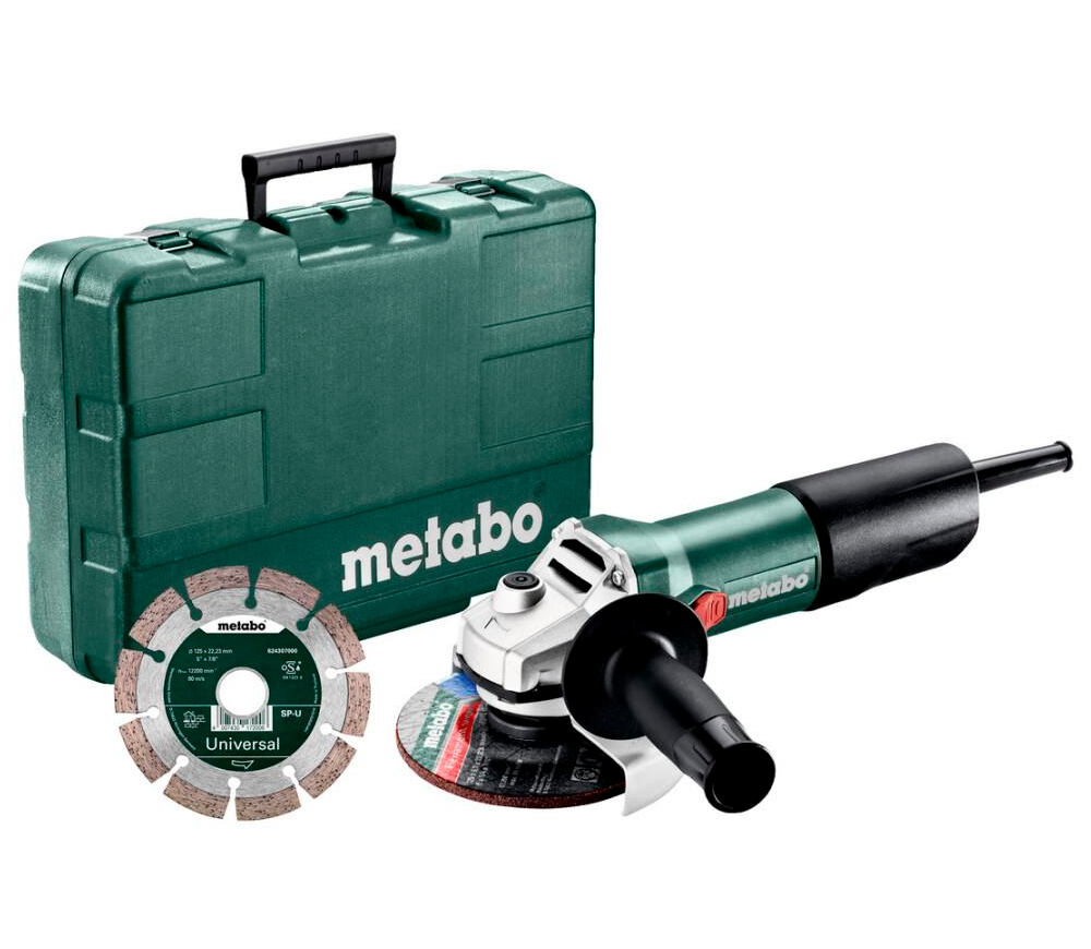 Polizor unghiular METABO W 850-125 SET 850w 125mm photo