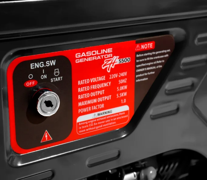 Generator electric Elefant ZH5500 5.5kw Benzină AVR-4