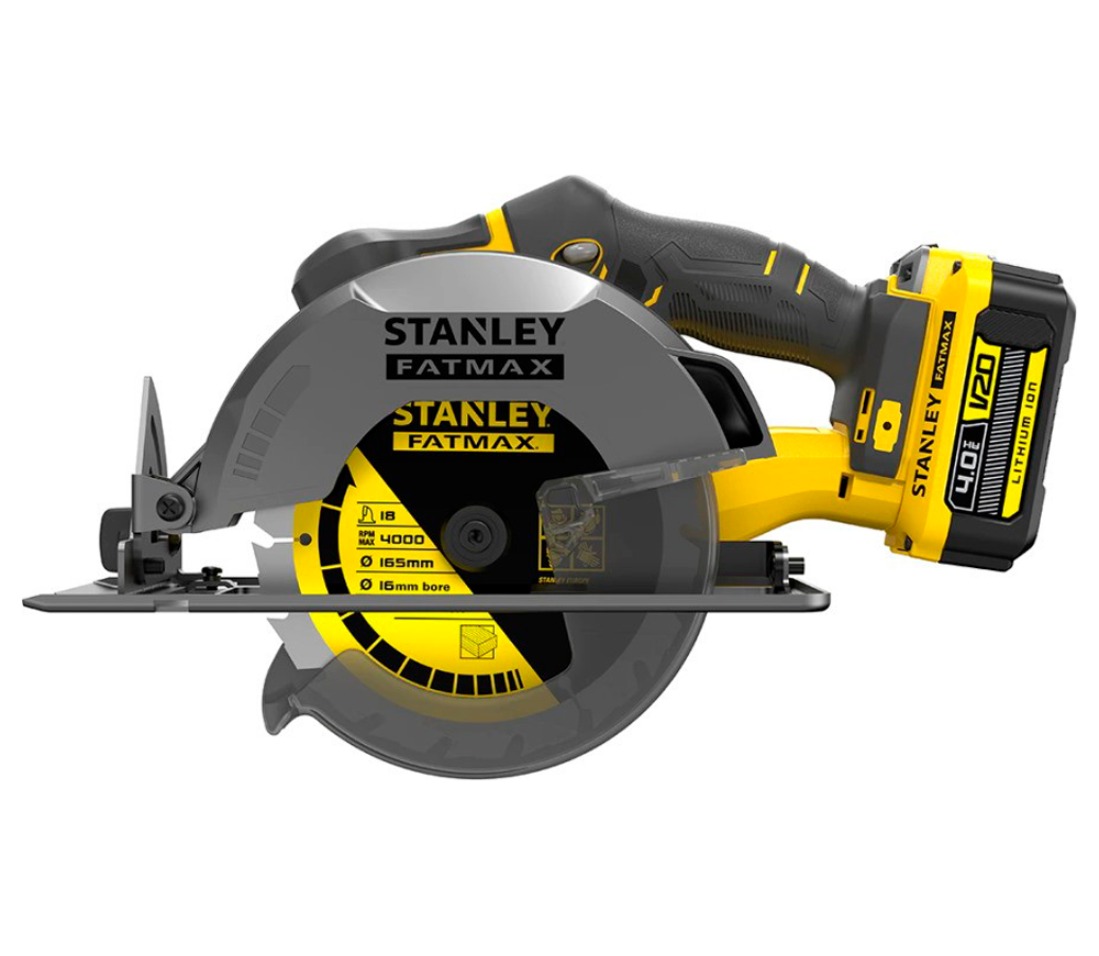Дисковая пила аккумуляторная STANLEY SFMCS500M2K-QW 165мм 18В 4Ач photo 1
