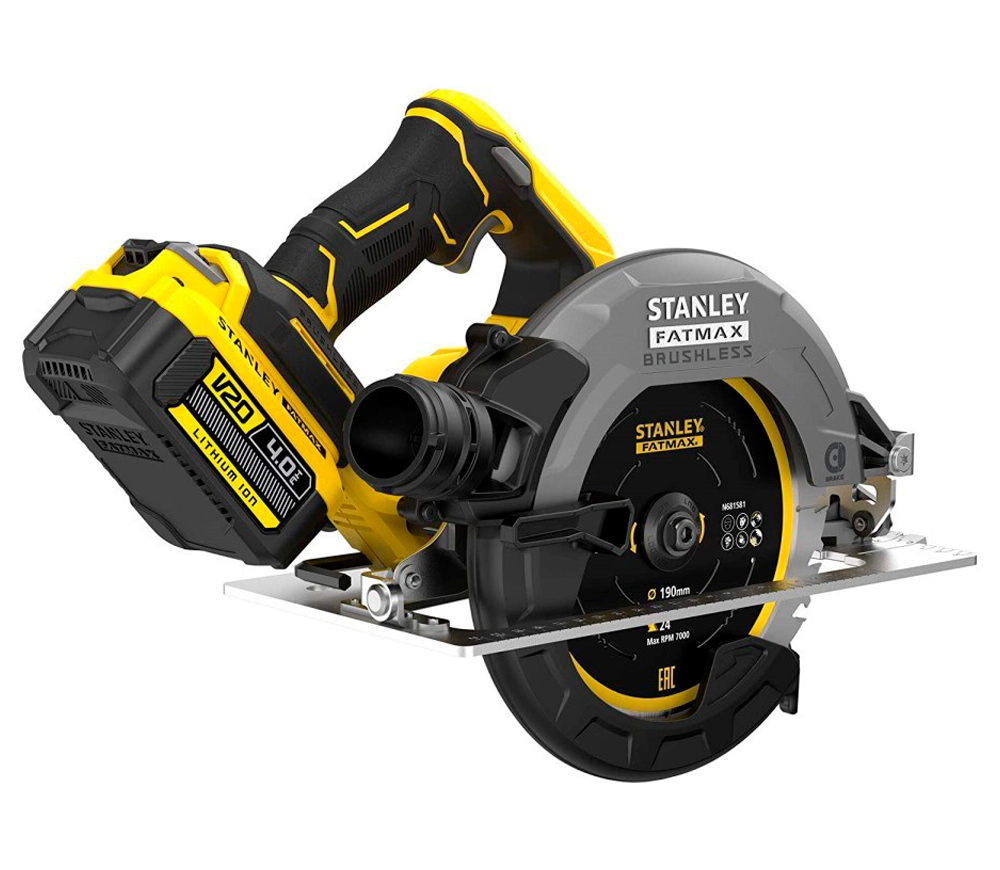 Дисковая пила аккумуляторная STANLEY SFMCS550M2K-QW 190мм 18В 4Ач photo 1