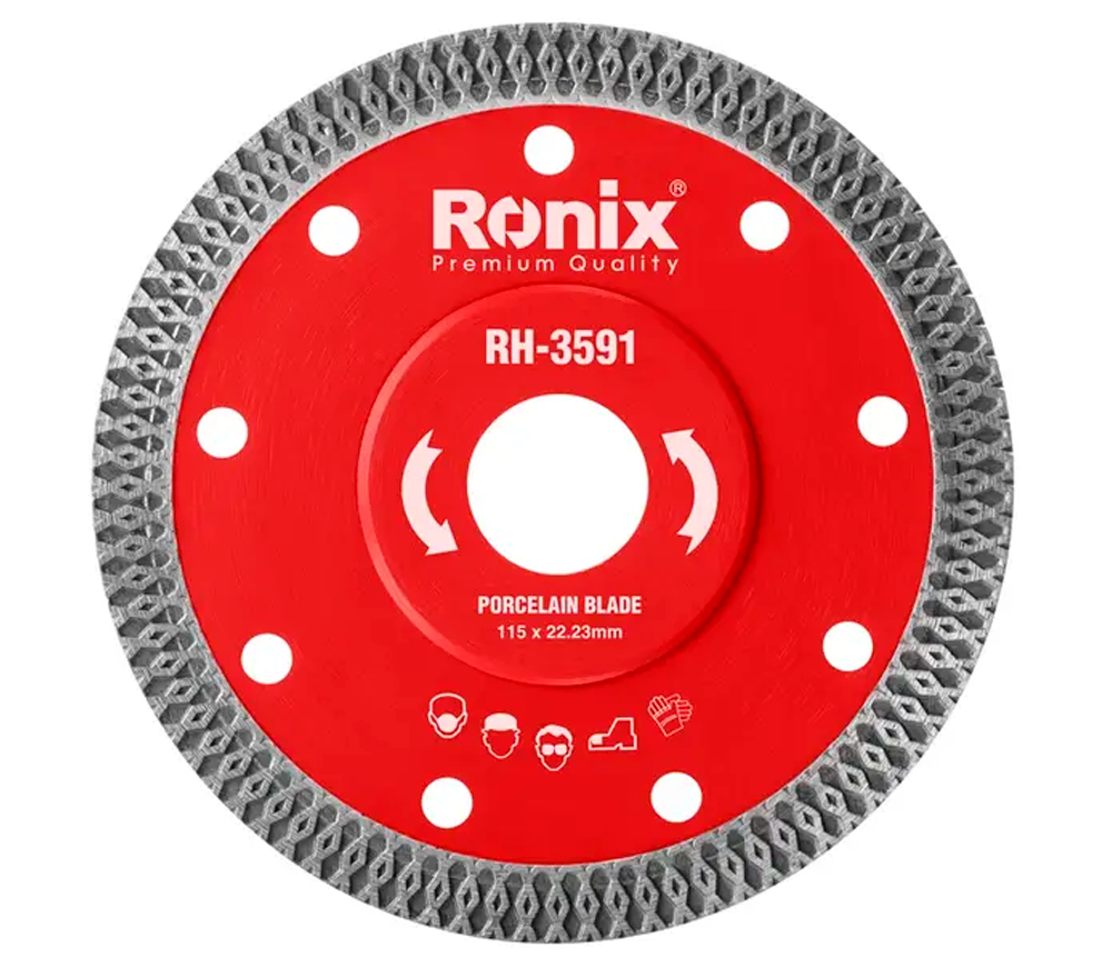 Алмазный отрезной диск RONIX RH-3591 115мм Турбо Керамика/Мрамор/Гранит photo