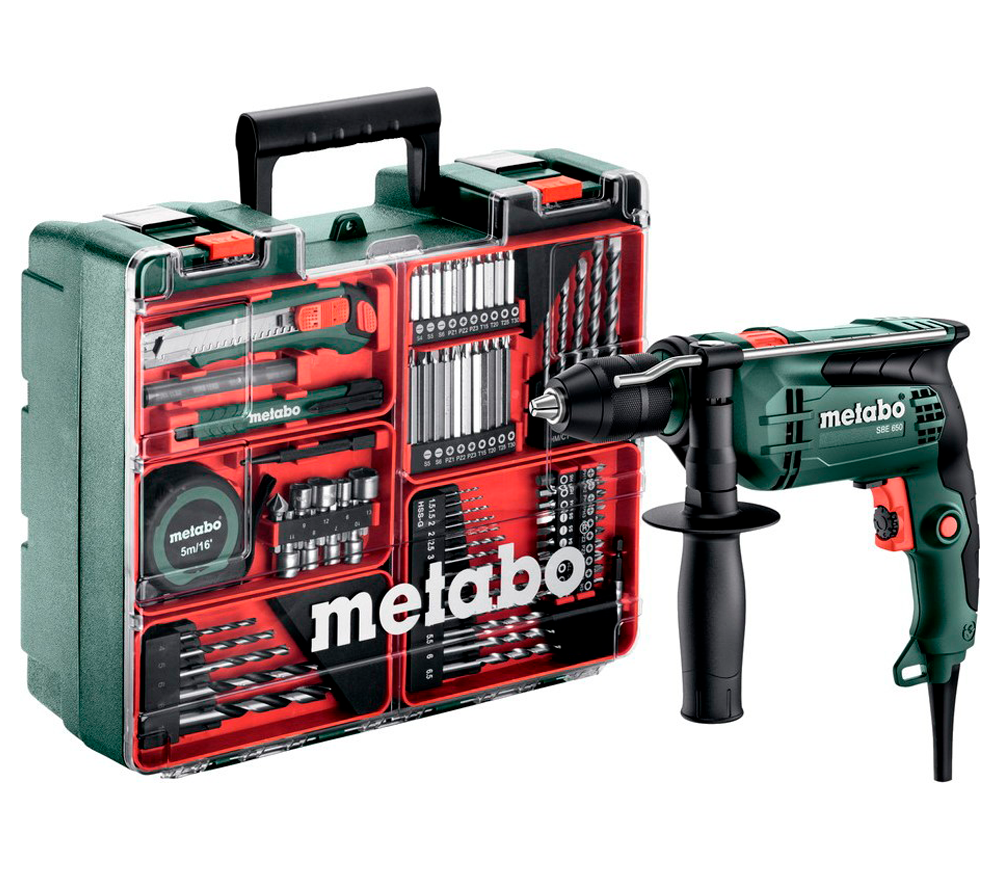 Mașină de găurit cu percutie METABO SBE 650 WORKSHOP 650w photo