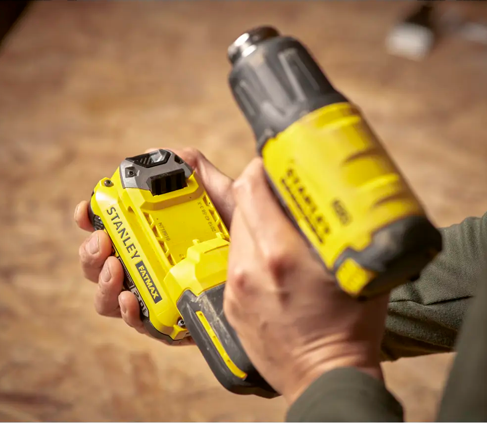 Suflantă de aer cald cu acum. (fără bat) STANLEY SFMCE530B-XJ  510°C photo 3