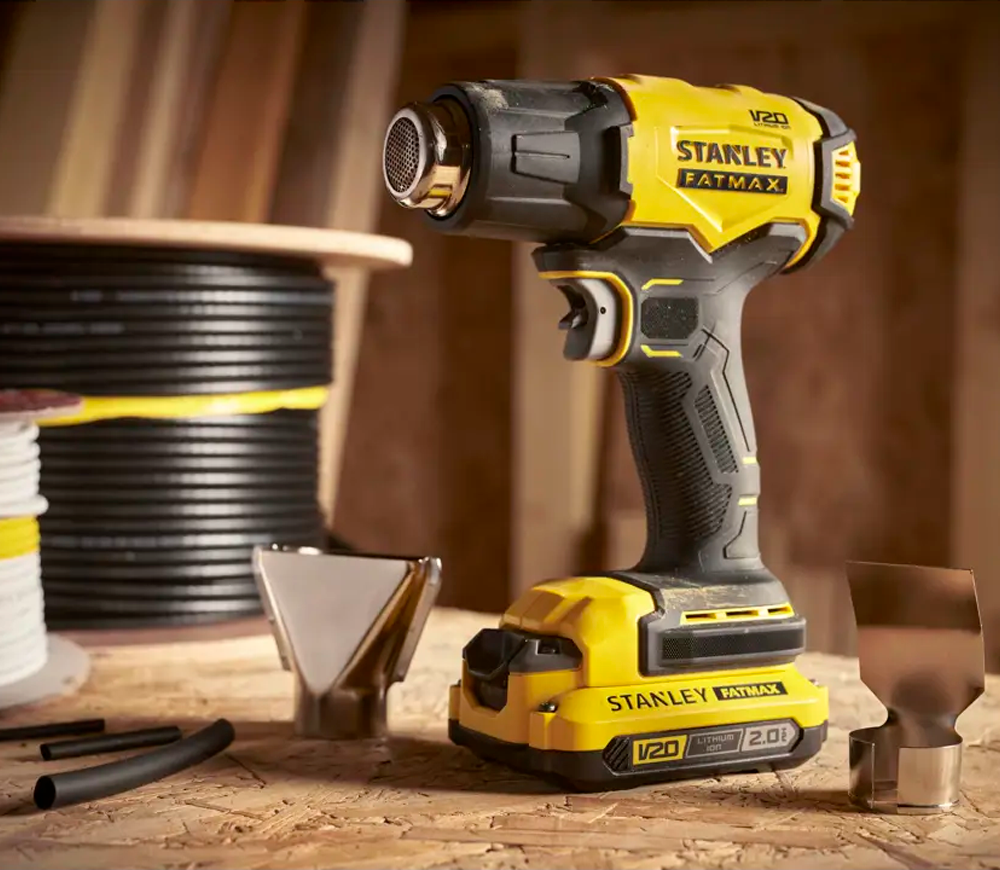 Suflantă de aer cald cu acum. (fără bat) STANLEY SFMCE530B-XJ  510°C photo 2