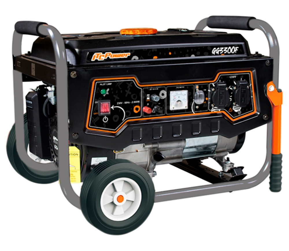 Generator electric ITC Power GG3300F 3kw Benzină AVR photo