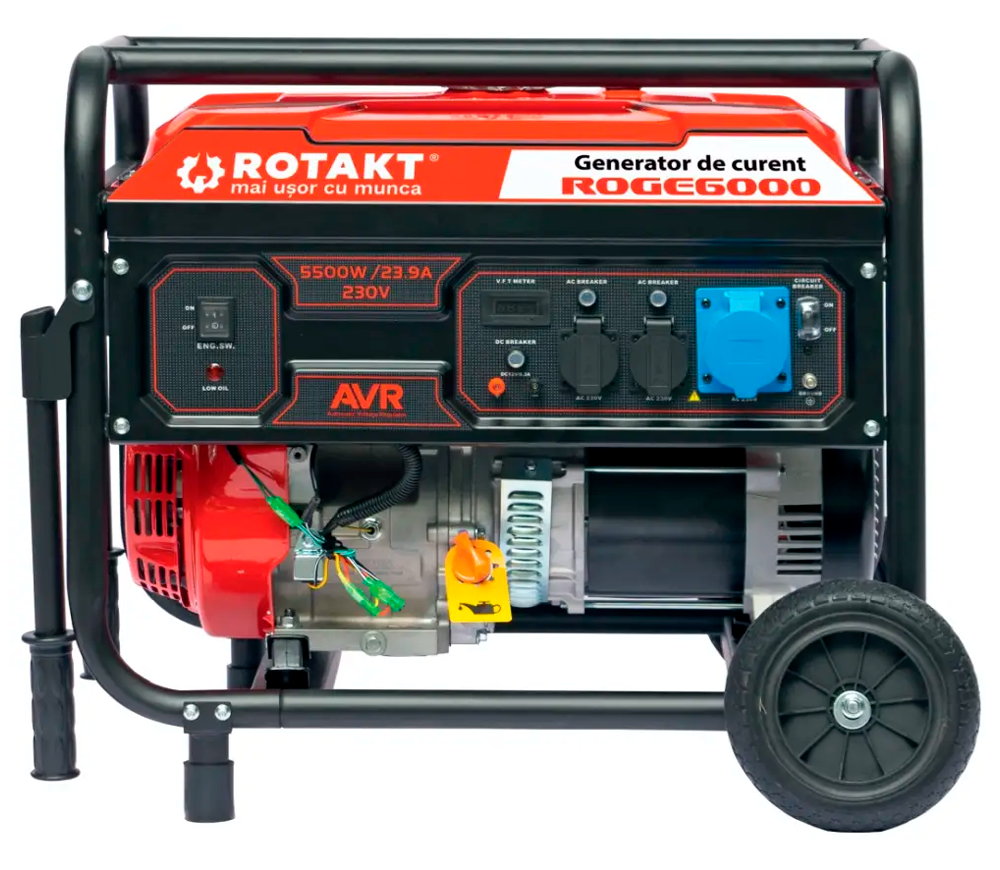 Электрогенератор ROTAKT ROGE6000 6квт Бензин AVR photo