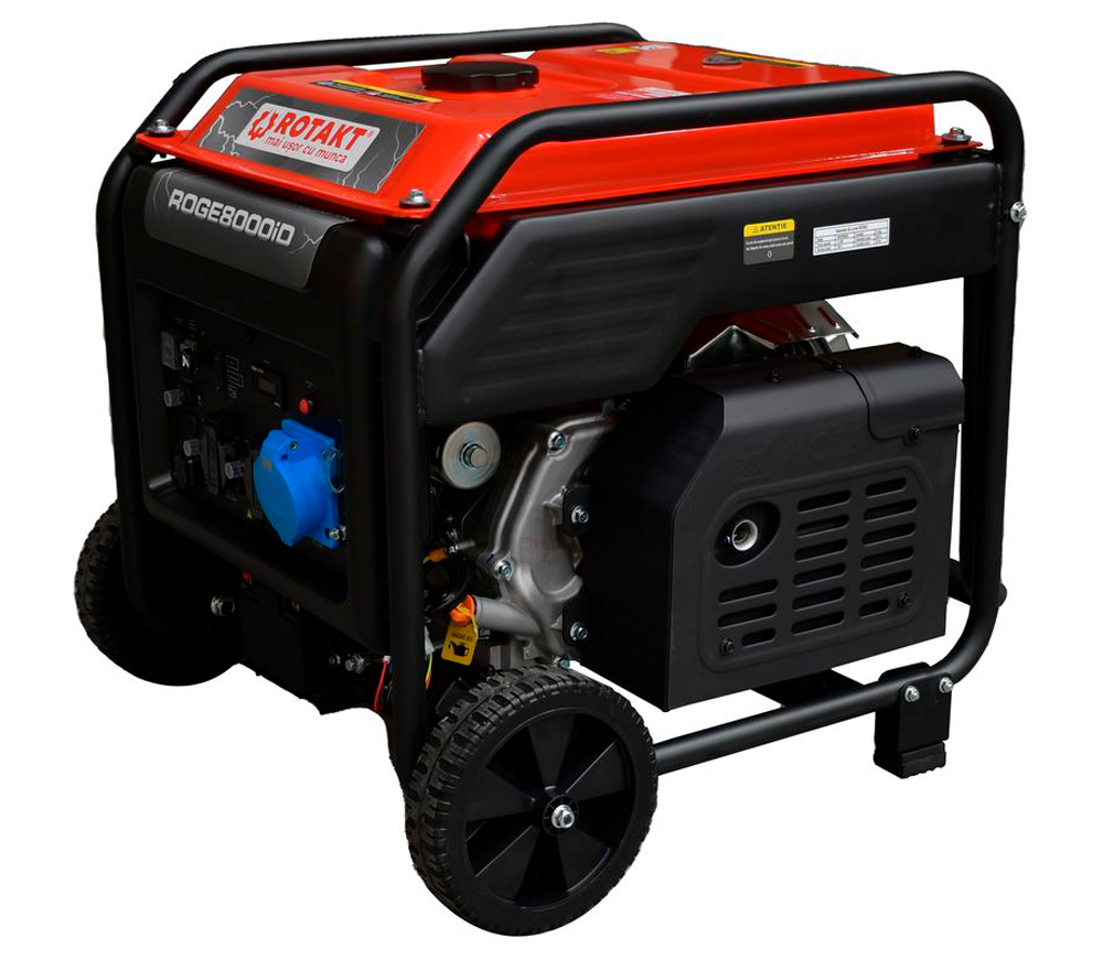 Generator electric ROTAKT ROGE8000iD 7.5kw Benzină AVR photo