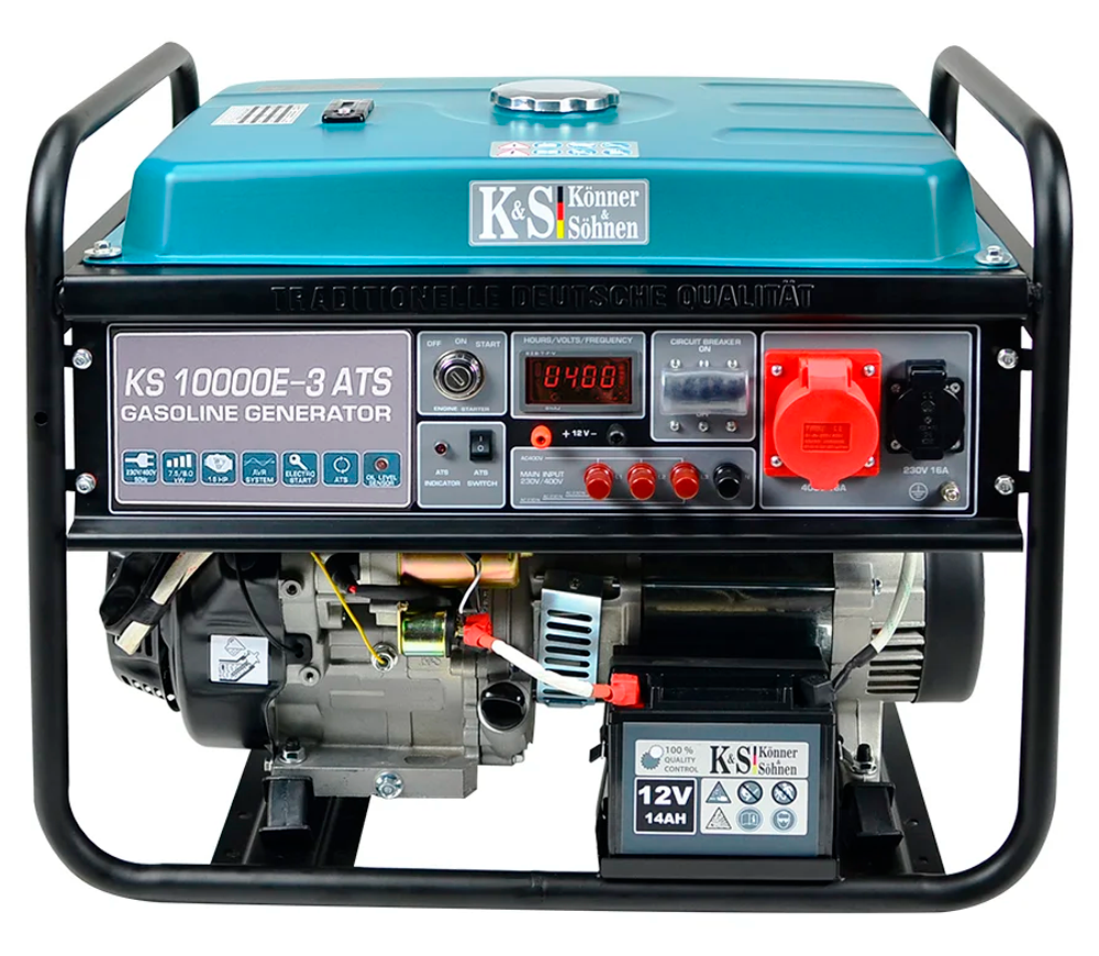 Generator electric Könner&Söhnen KS 10000E-3 ATS 8kw Benzină AVR photo