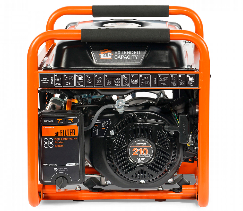 Generator electric DAEWOO GDA 3500E 3.2kw Benzină AVR photo 3