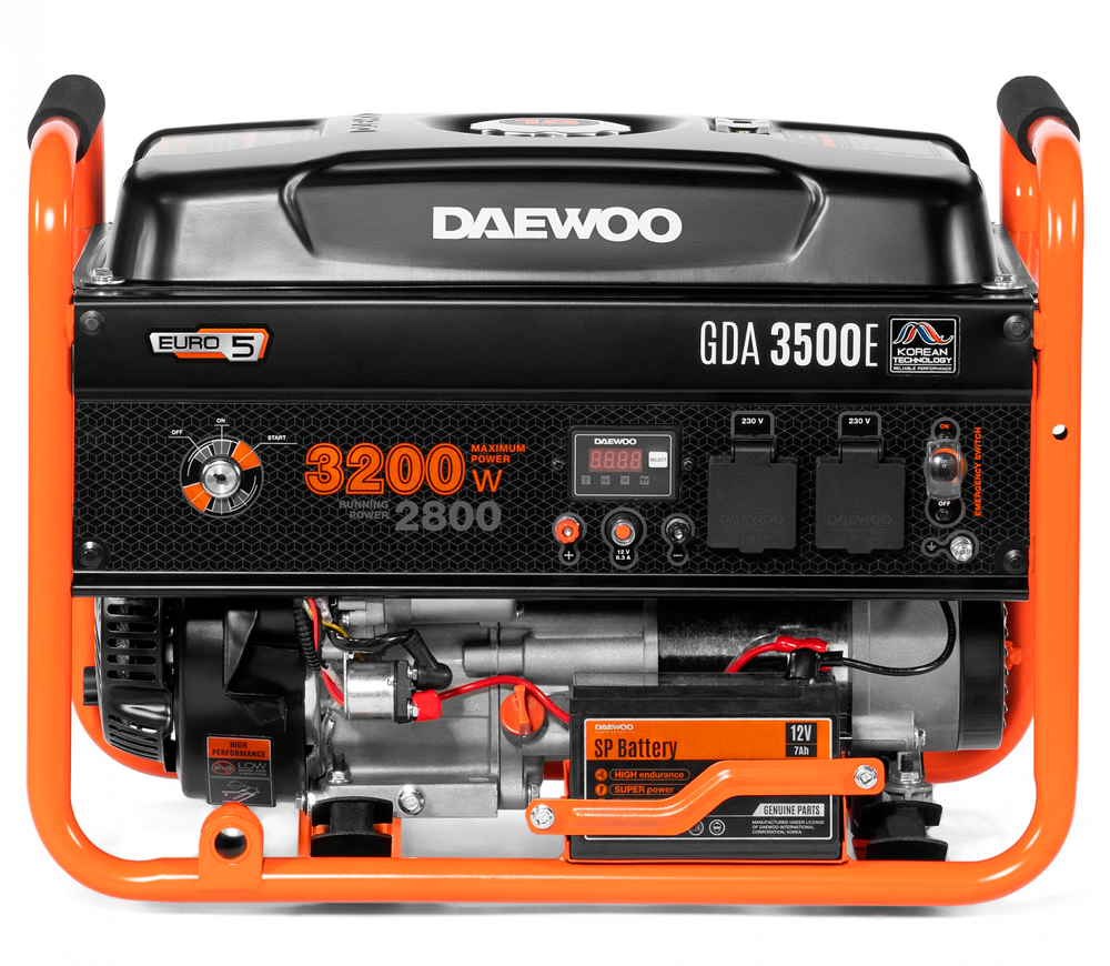 Generator electric DAEWOO GDA 3500E 3.2kw Benzină AVR photo 5