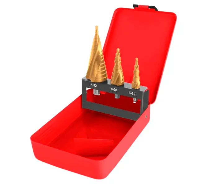 Set de burghie în trepte RONIX RH-5903 4-32mm HSS-TIN-1