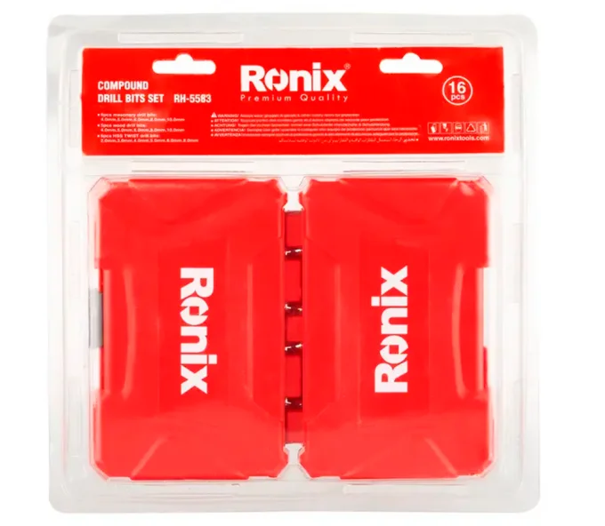 Set universal de burghiuri RONIX RH-5583 2-10mm HSS-4