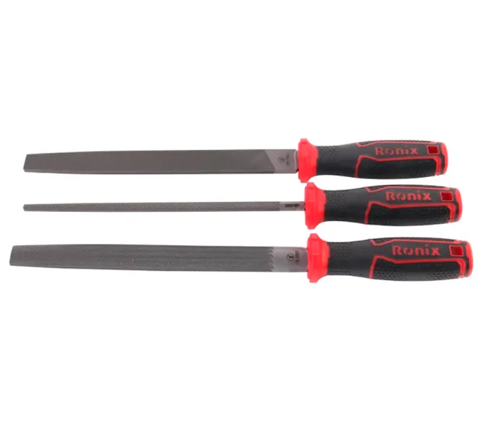 Набор 3 напильников RONIX RH-2505 Плоский/Полукруглый/Круглый-3