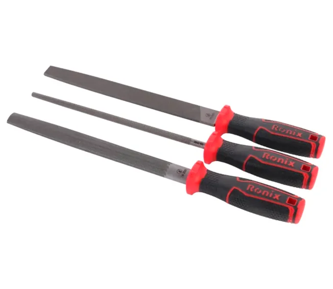 Набор 3 напильников RONIX RH-2505 Плоский/Полукруглый/Круглый-4