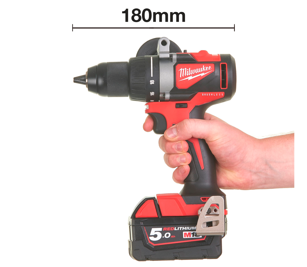 Mașină de înșurubat cu acumulator MILWAUKEE M18 BLDD2-502X 18V 5Ah photo 0