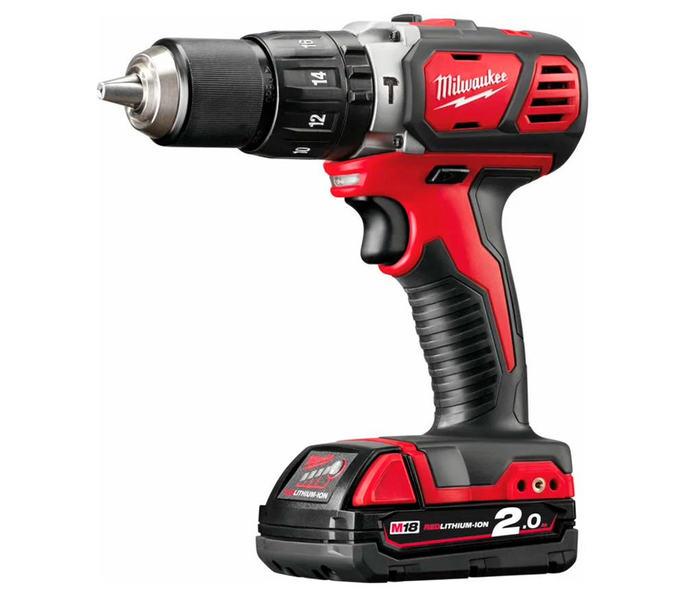 Шуруповёрт аккумуляторный ударный MILWAUKEE M18 BPD-202C 18В 2Ач photo