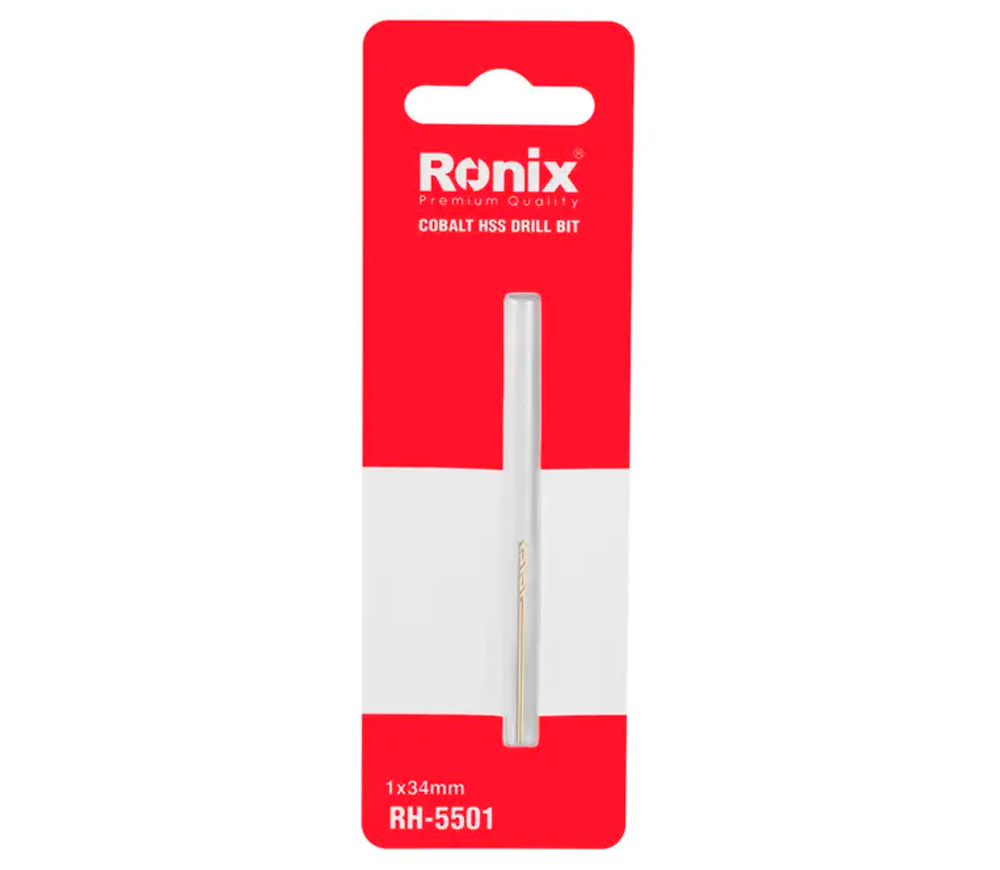 Сверло по металлу RONIX RH-5501 1.0мм HSS-CO photo 2