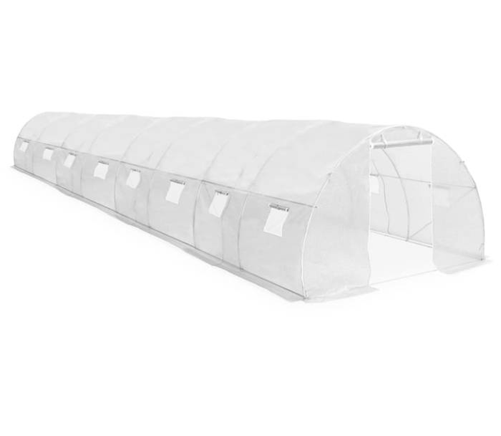 Seră arcuită TEHNO-MS 12x3x2 m 36m² Alb photo