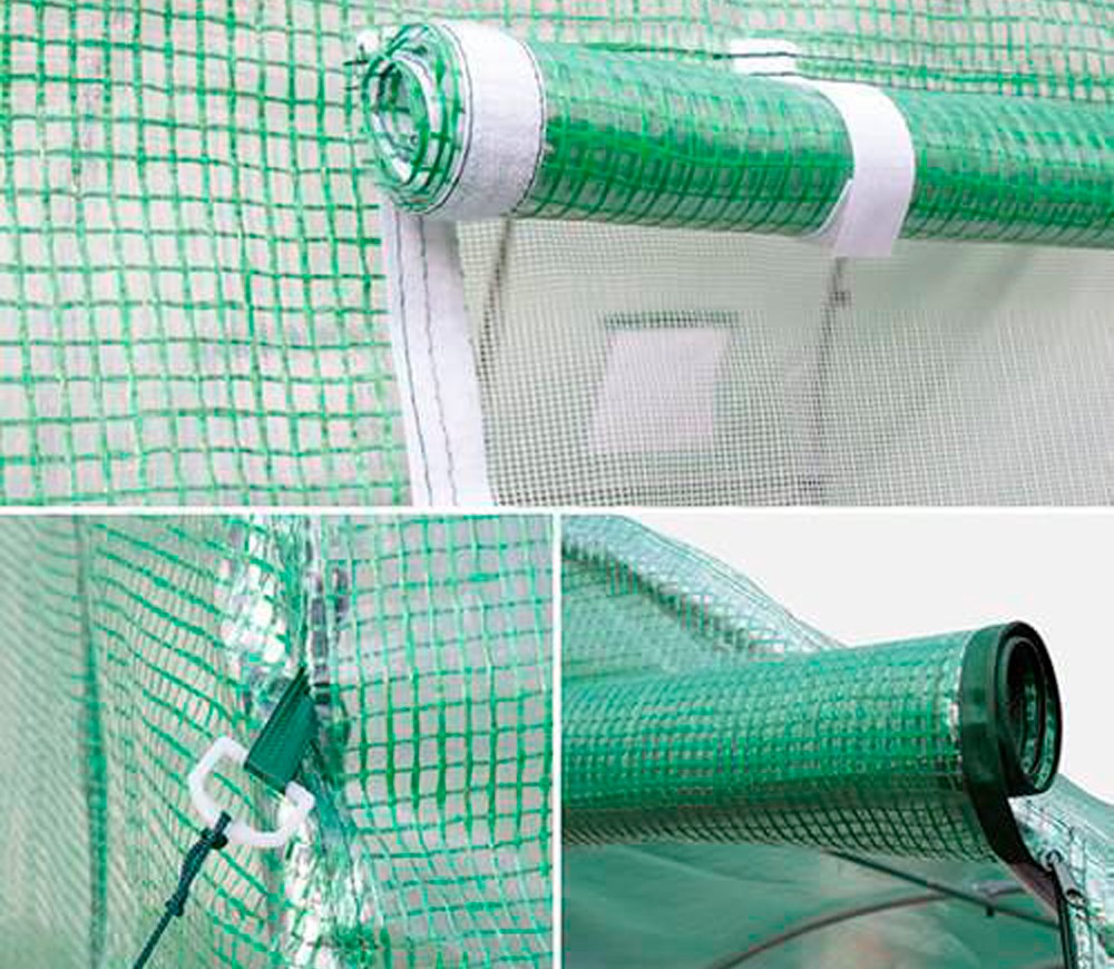 Seră arcuită TEHNO-MS 4.5x2x3 m 13.5m² Verde photo 0