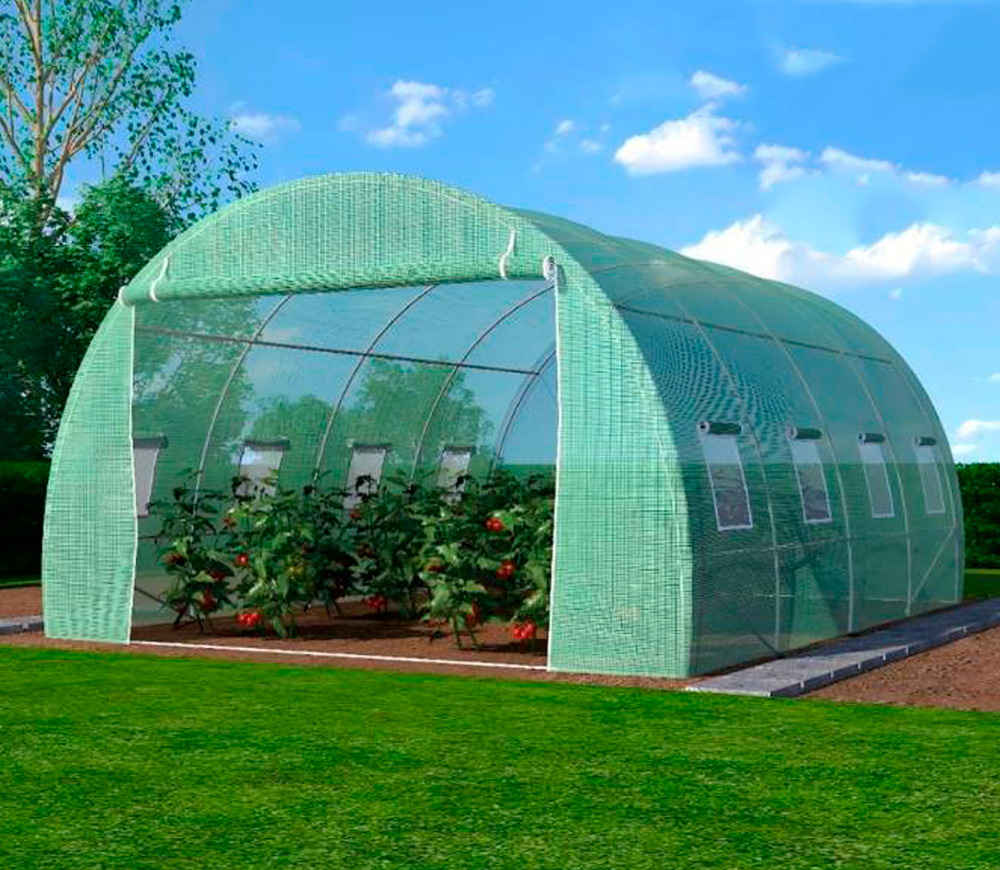 Seră arcuită TEHNO-MS 4.5x2x3 m 13.5m² Verde photo