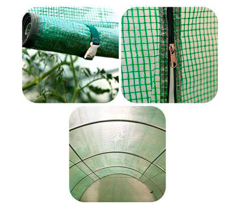 Seră arcuită TEHNO-MS 8x3x2 m 24m² Verde photo 2