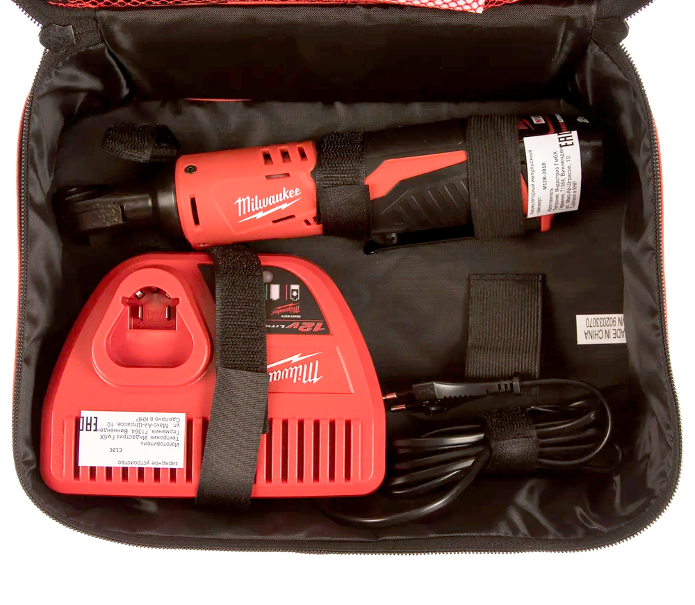 Cheie cu clichet fără fir 12V 2Ah MILWAUKEE M12 IR-201B 1/4 40Nm photo 7