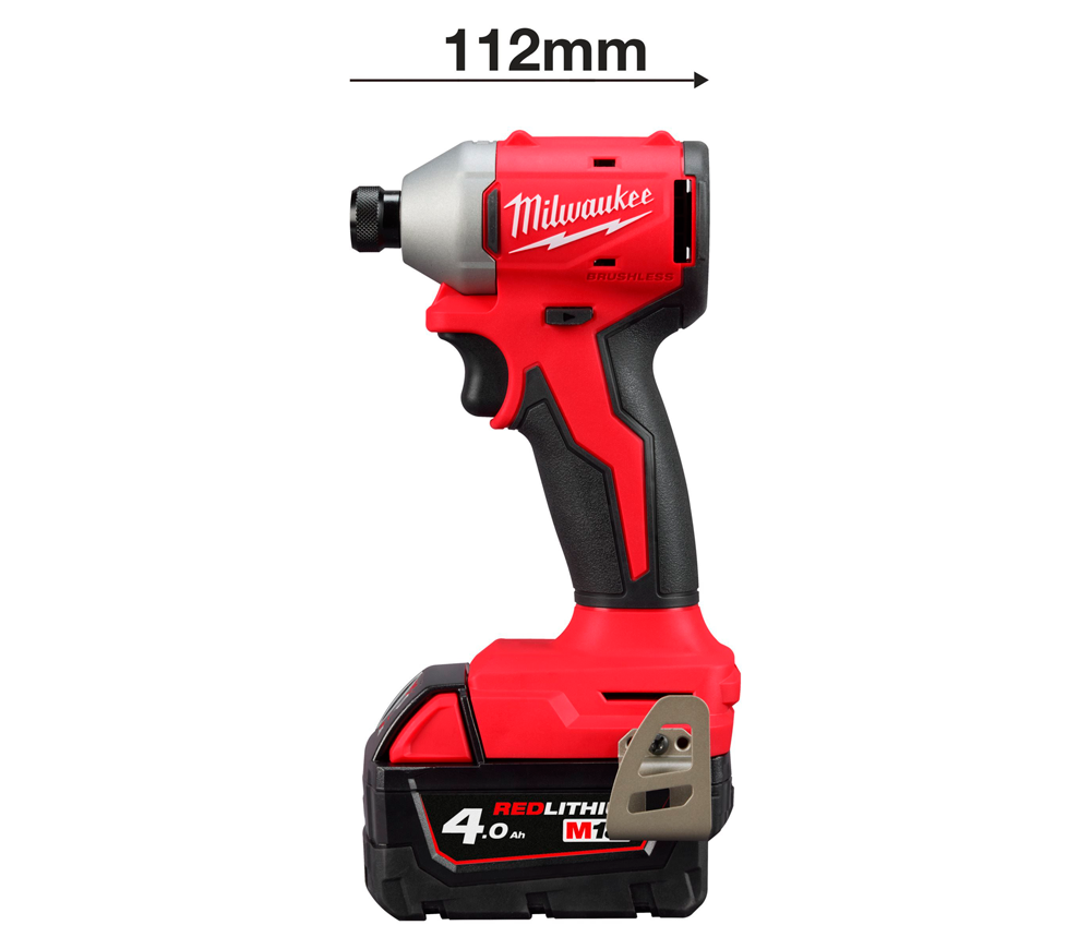 Șurubelnița cu acumulator сu impact MILWAUKEE M18 BLIDRC-402C 18V 4Ah photo 0