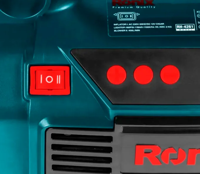 Автокомпрессор RONIX RH-4261 11бар 360л/мин 12/220В-9