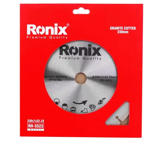 Disc de tăiat cu diamant RONIX RH-3523 230mm Segmentat Cermică/Marmura/Granit-3