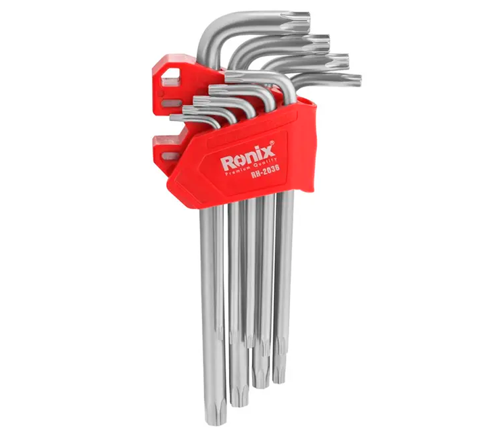 Set 9 chei torx RONIX RH-2036 T10xT50 photo 0