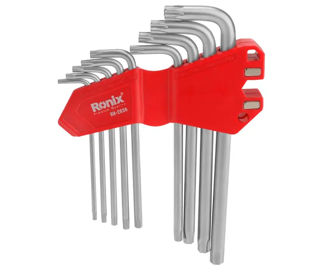 Set 9 chei torx RONIX RH-2036 T10xT50 photo 3