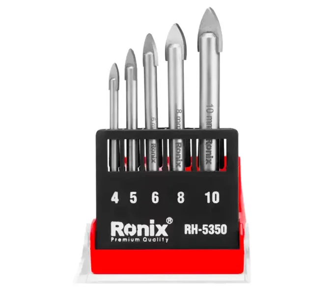 Burghiu pe sticlă RONIX RH-5350 4-10mm Oțel YG6X+45-2