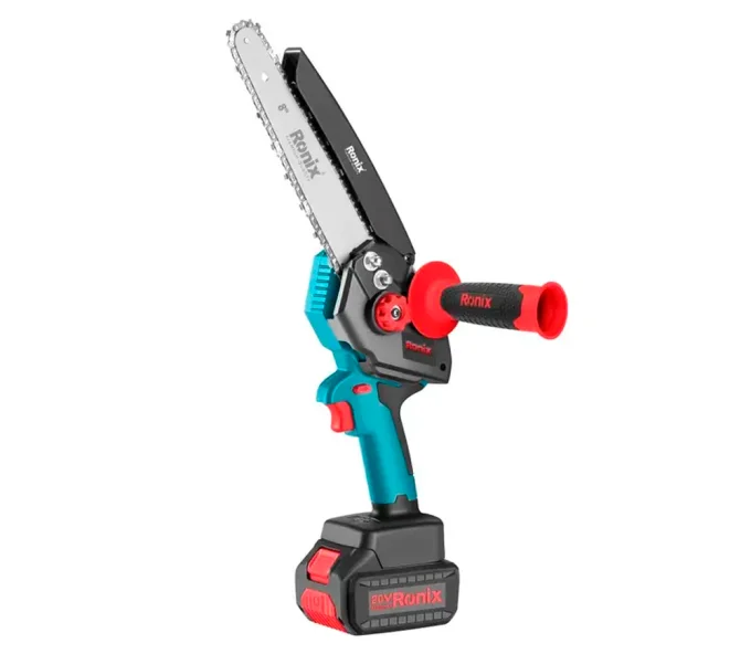 Fierăstrău cu lanț cu acumulator RONIX 8658 200mm 20V 2Ah-1