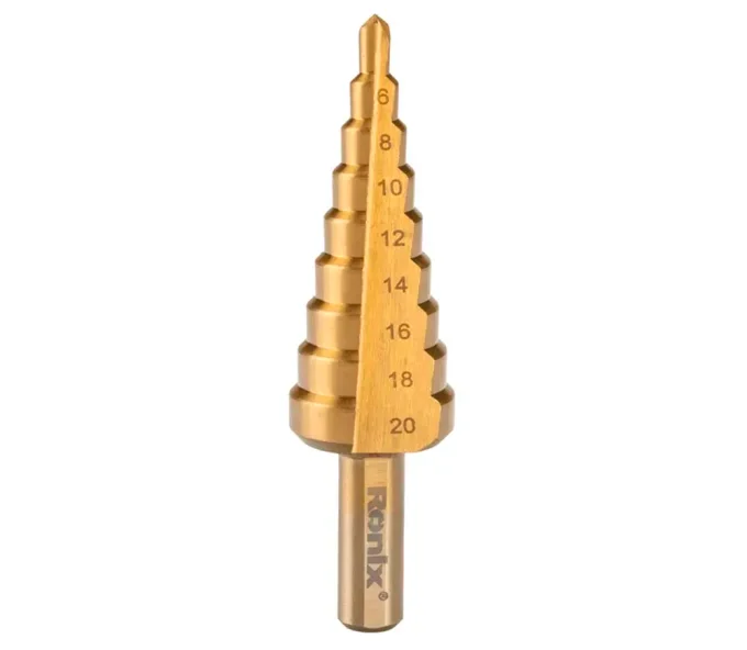 Ступенчатое сверло RONIX RH-5901 4-20мм HSS-TIN-2