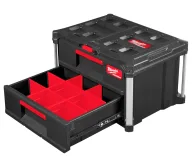 Ящик с 2-мя выдвижными отсеками MILWAUKEE PACKOUT Drawer Tool Box Пластик-5