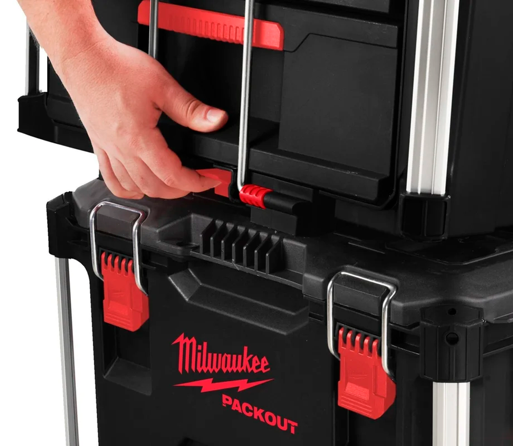 Sertar cu 2 compartimente glisante MILWAUKEE PACKOUT Drawer Tool Box Plastic photo 4