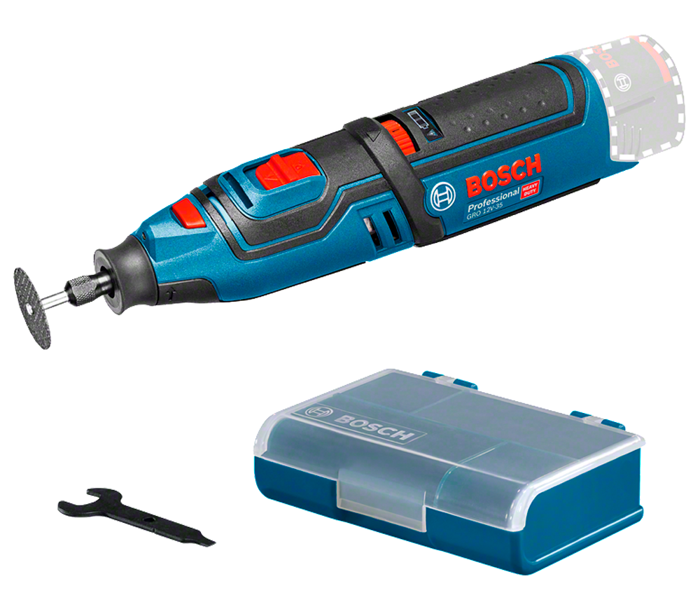 Шлифмашина прямая аккумуляторная (без АКБ) BOSCH GRO 12V-35 12В photo