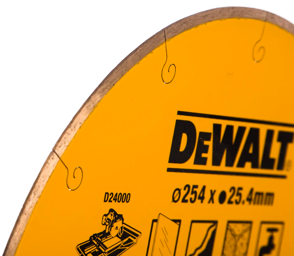 Disc de tăiat cu diamant DEWALT DT3734 254mm Segmentat Piatră photo 0