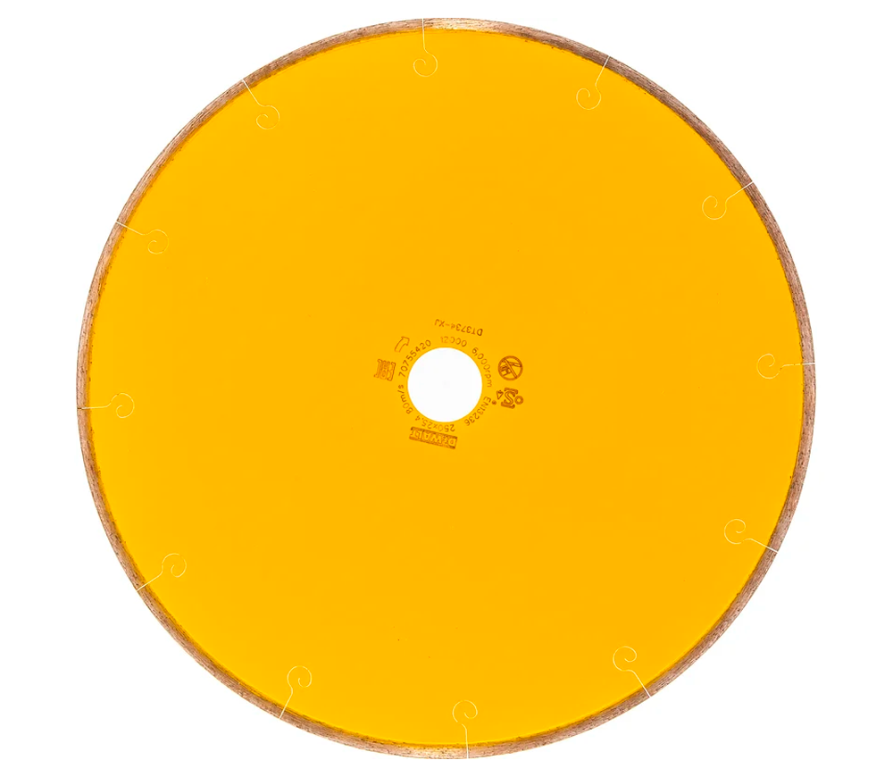 Disc de tăiat cu diamant DEWALT DT3734 254mm Segmentat Piatră photo 2
