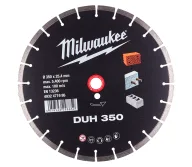 Disc de tăiat cu diamant MILWAUKEE HUDD350 MPP 350mm Segmentat Beton/Cărămidă-1