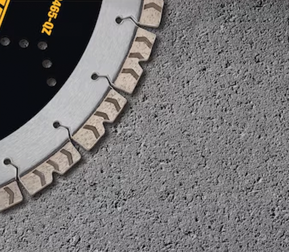 Disc de tăiat cu diamant DEWALT DT20465 350mm Segmentat Beton photo 2