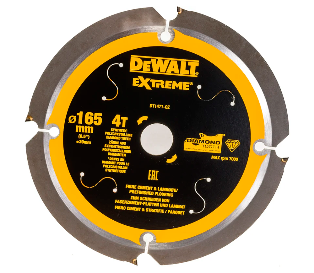 Disc pentru fierastrau electric DEWALT DT1471 165mm 1.4mm photo 0