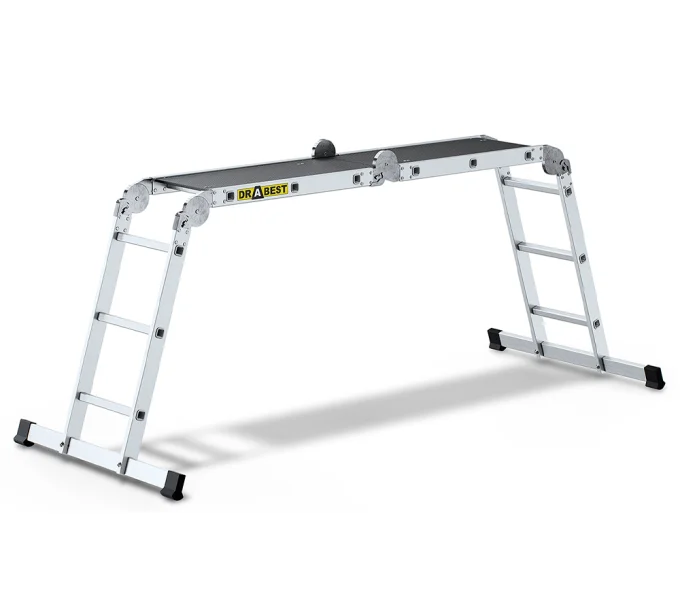 Scară transformer DRABEST DR-AL-DU-4X3-PRO+POD 3.45m 150kg-1