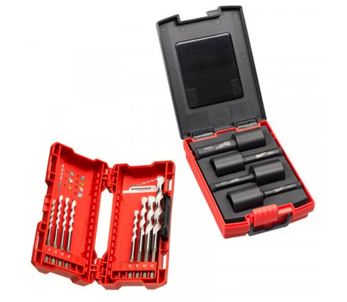 Set de carote diamantate și burghie MILWAUKEE DIAMOND MULTIMATERIAL 8 4-14мм-1
