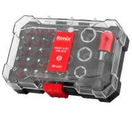 Set 29 biți și duze RONIX RH-5451 SL/PH/PZ/Hex/Torx 25/65mm-2