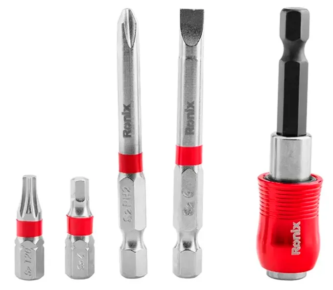 Set 29 biți și duze RONIX RH-5451 SL/PH/PZ/Hex/Torx 25/65mm-6