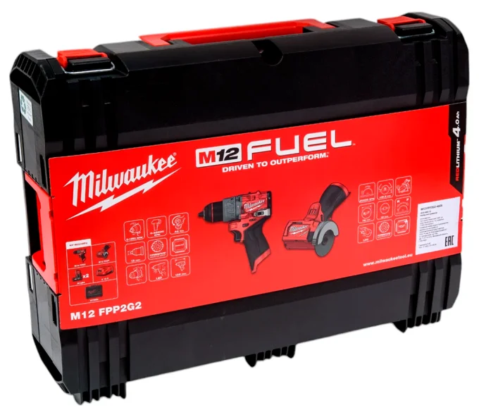 Набор аккумуляторных инструментов MILWAUKEE M12 FPP2G2-402X-5