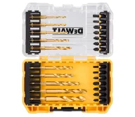 Set burghiuri și biți DEWALT FLEXTORQ DT70748T 3-10mm HSS-G-2